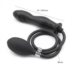 Generique Gode gonflable Butt Thick 13 x 3.5 cm